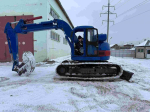 Гусеничный японский экскаватор Komatsu PC128UU-1 / Болотоход